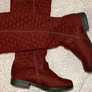 Women’s Suede/Faux Fur Calf Boots